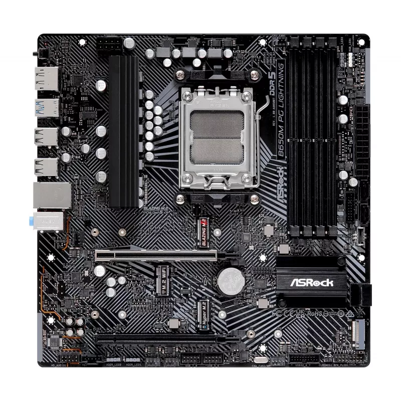 ASRock B650M PG Lightning AM5 Micro-ATX emolevy
