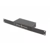 Lanberg-kytkin RSGE-16 Rack 10/19 (16-porttinen 1 Gb)