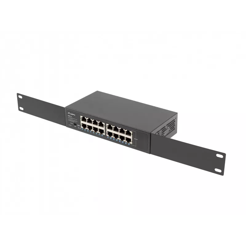 Lanberg-kytkin RSGE-16 Rack 10/19 (16-porttinen 1 Gb)