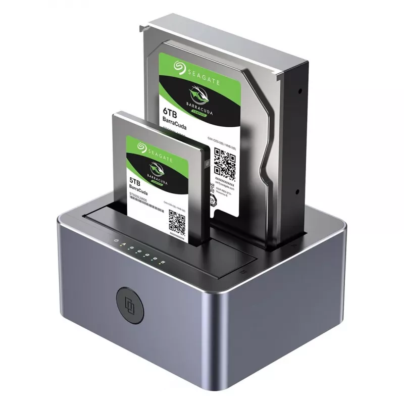 Unitek kloonausasema 2X SATA 2,5/3,5 USB 5GB