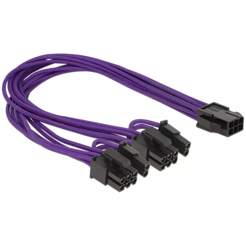 DeLOCK PCI Express -kaapeli 6-pin - 2 x 8-pin 0,3 m