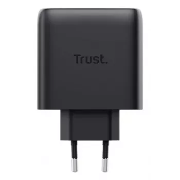 Laturi Trust Maxo 65W 2-porttinen USB-C GaN laturi pikalataus musta