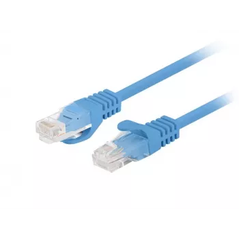 Lanberg PCU6-20CC-0025-B Cat.6 UTP -verkkokaapeli, 0,25 m, sininen, 10 kpl:n pakkaus