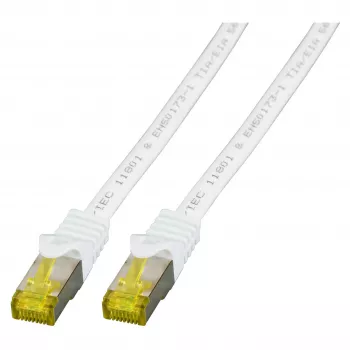 EFB-Elektronik RJ45-patchkaapeli Kat.6A S/FTP LSZHCat.7 kaapeli valkoinen 1,5 m Valmistaja: EFB Elektronik (MK7001.1,5W)