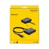 DELOCK HDMI-jakaja 1 x HDMI in > 2 x HDMI out 4K 60 Hz