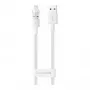 USB-kaapeli Baseus Silky Series 2,4A 2m valkoinen