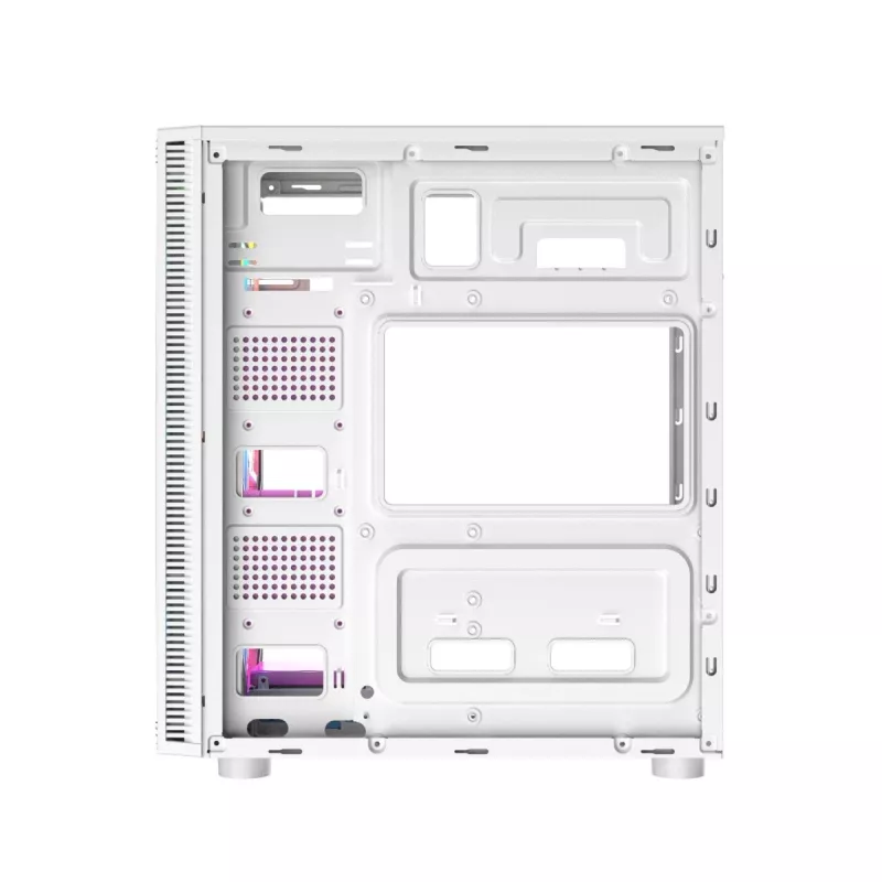 Tietokonekotelo Gaming Fornax 500, valkoinen
