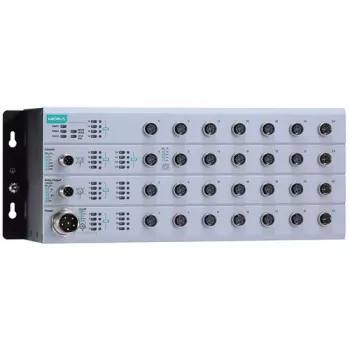 Teollisuuden hallittava M12 Ethernet-kytkin MOXA EN50155 8 porttia