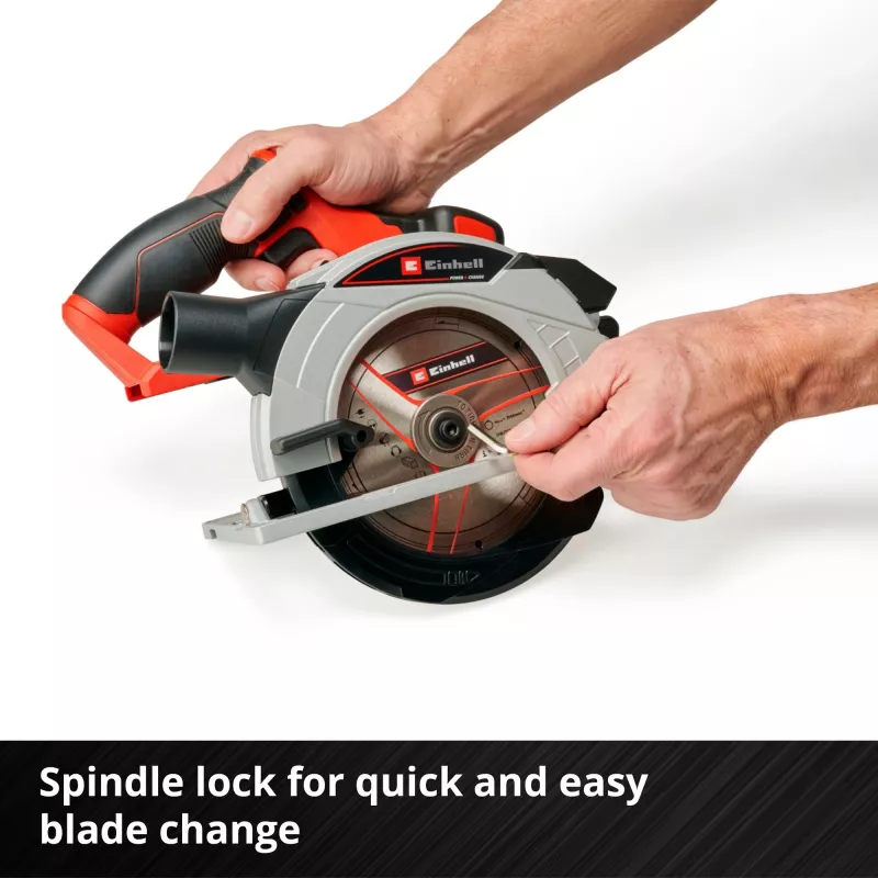 Einhell TE-CS 18/165-1 Li - Solo 16,5 cm musta, punainen, hopea 4200 kierr./min