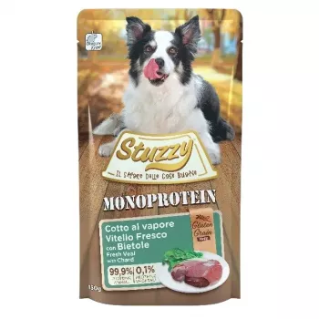 STUZZY Monoprotein vasikanliha ja punajuuri - märkäruoka koirille - 150 g