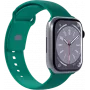 Puro Silicon rannekoru Apple Watch 42/44/45/49mm tummanvihreä