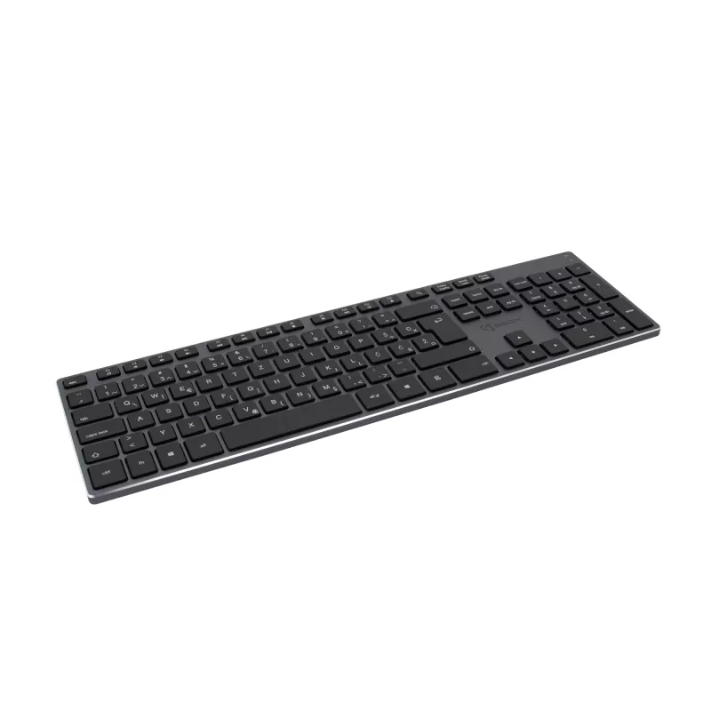 SBOX WK-131 US -langaton näppäimistö, kompakti metallimuotoilu, US-asettelu