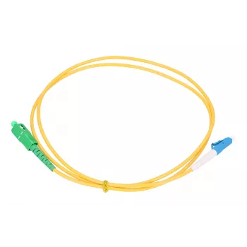 Kuitupatch-kaapeli Extralink SC/APC - LC/UPC, yksimuotokuitu G.657.A1, 3 mm, 2 m, simplex
