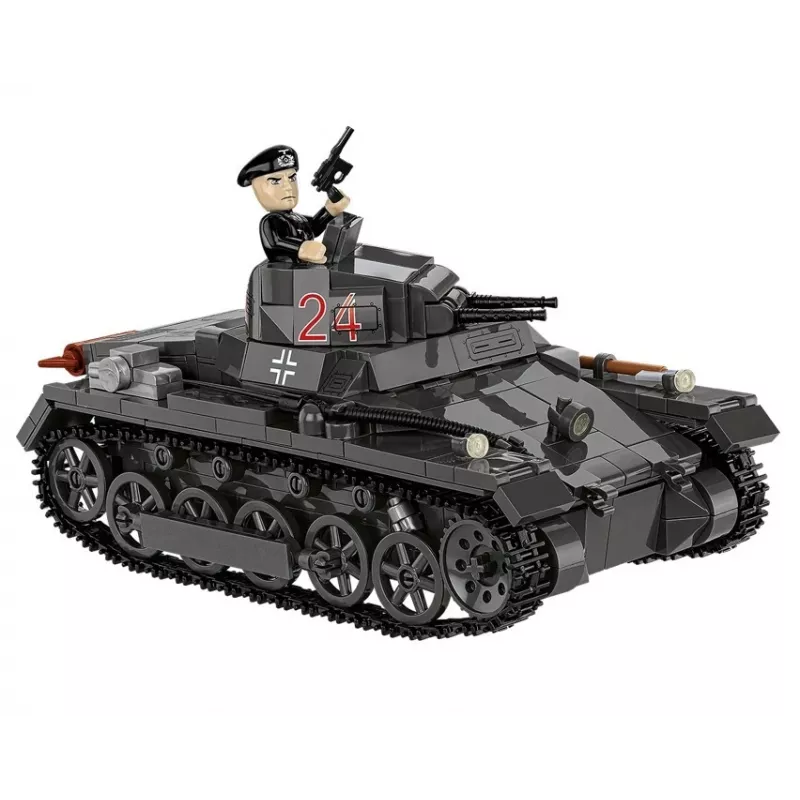 Rakennussarja Cobi Panzer I Ausf. B – 654 osaa, yksityiskohtainen pienoismalli