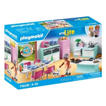 Keittiö Playmobil My Life Kitchen 71608 monivärinen muovi 4-10 vuotta
