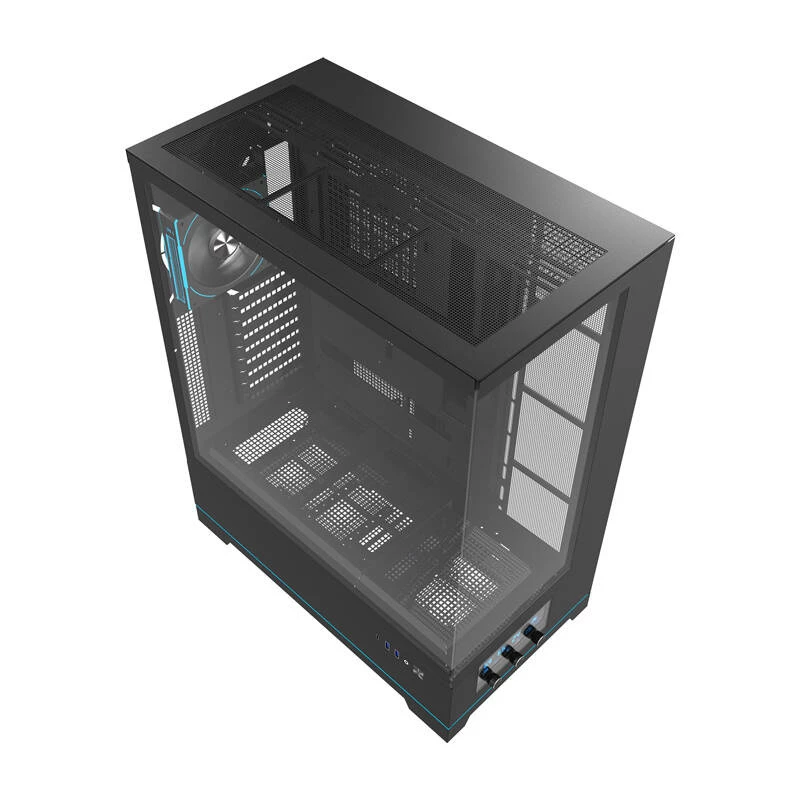 Tietokonekotelo darkFlash DY451L PRO musta ATX musta
