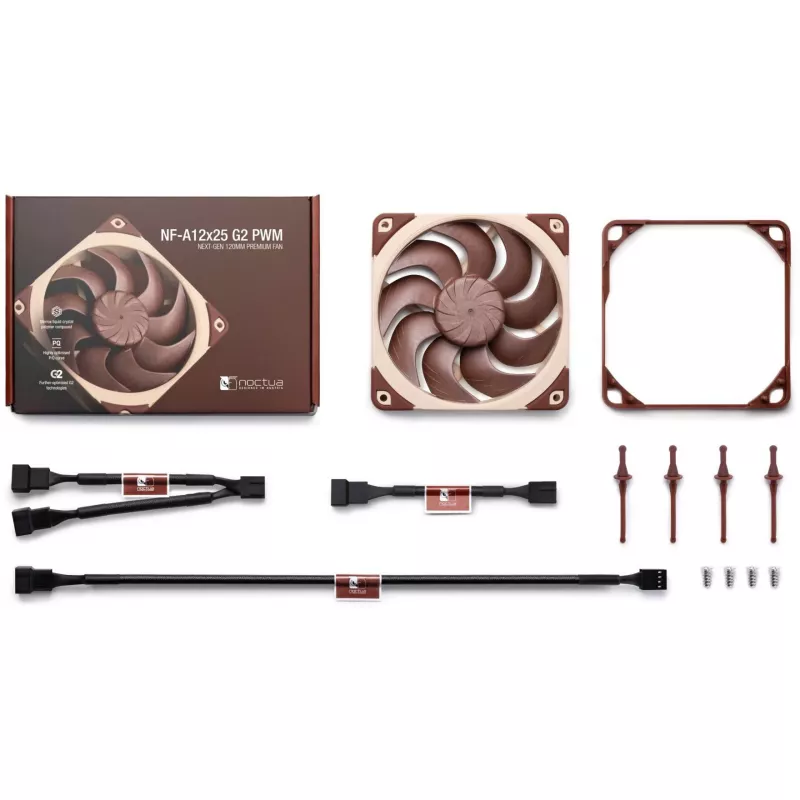 Noctua NF-A12x25 G2 PWM 120 mm kotelotuuletin