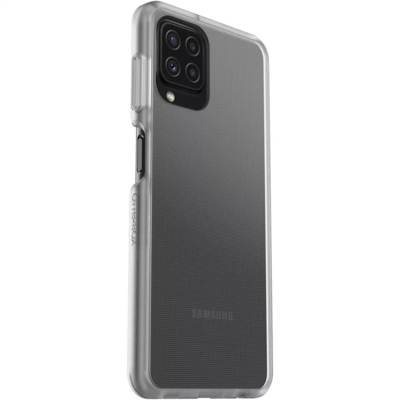 React + Trusted Glass läpinäkyvä suojakotelo + näytönsuoja Samsung Galaxy A22