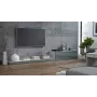 Cama TV-taso LIFE 300/42/35 valkoinen/harmaa kiiltävä