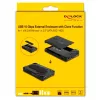 HDD/SSD-kotelo DeLOCK 42020 musta 2,5