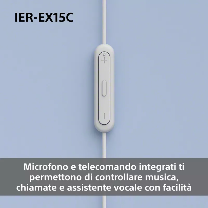 Sony IER-EX15C kuulokemikrofoni johdollinen in-ear puhelut/musiikki USB Type-C musta