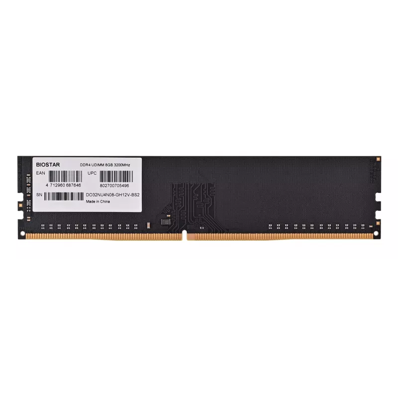 Työpöytä DDR4 8GB 3200MHz muistimoduuli BIOSTAR DO32NU4N08