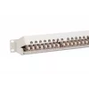 DIGITUS DN-91624S 24-porttinen Cat6 suojattu katkaisupaneeli, 1U 19 tuumaa, harmaa