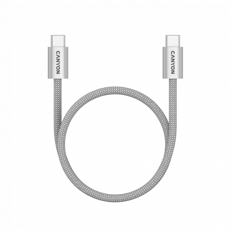 CANYON OnWire 60MG -kaapeli C-C 60W punottu 1 m vaaleanharmaa