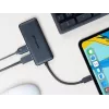 Transcend HUB5C USB 3.2 Gen 2 (3.1 Gen 2) Type-C musta