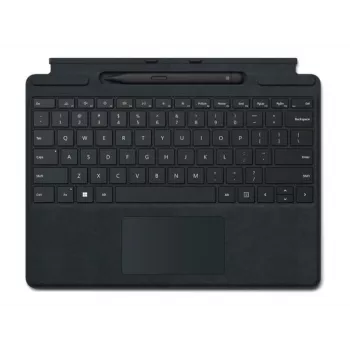 Microsoft Surface Pro Signature Keyboard - näppäimistö - kosketuslevyllä, kiihtyvyysanturilla, Surface Slim Pen 2 -säilytys- ja lataustelakalla - QWERTY - USA - musta