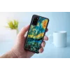 iKins suojakotelo Samsung Galaxy S20:lle – musta tähtiyö-muotoilu