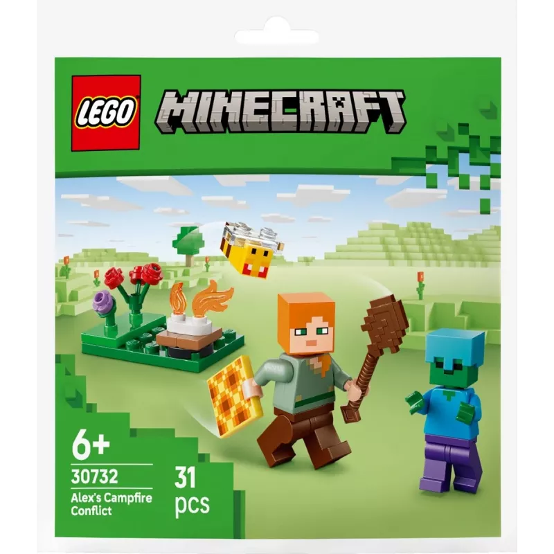 Bricks Minecraft 30732 Alexin nuotioyhteenotto