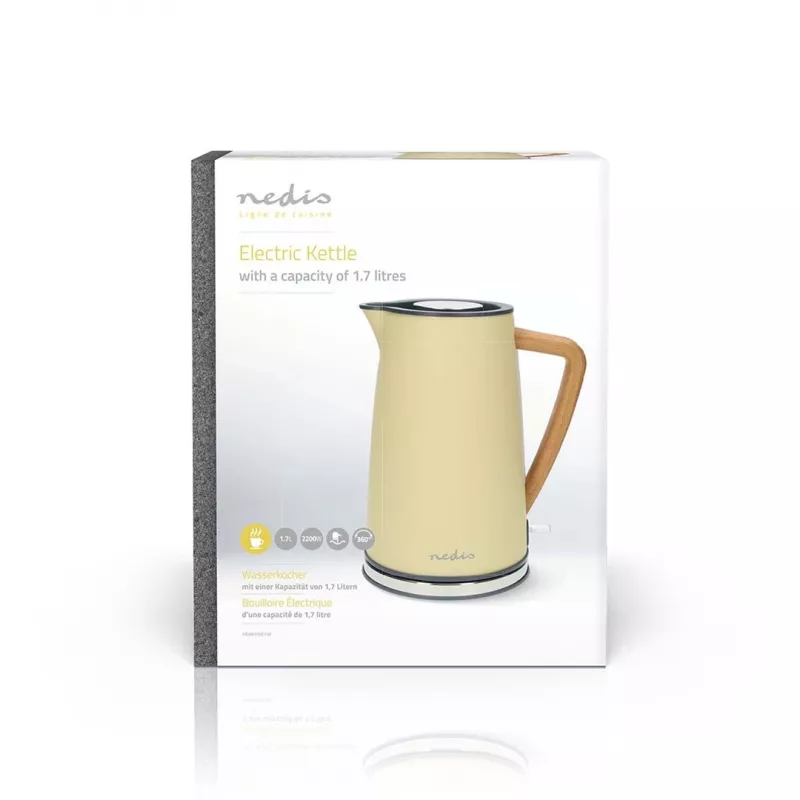 Vedenkeitin Nedis KAWK510EYW 1,7 L keltainen