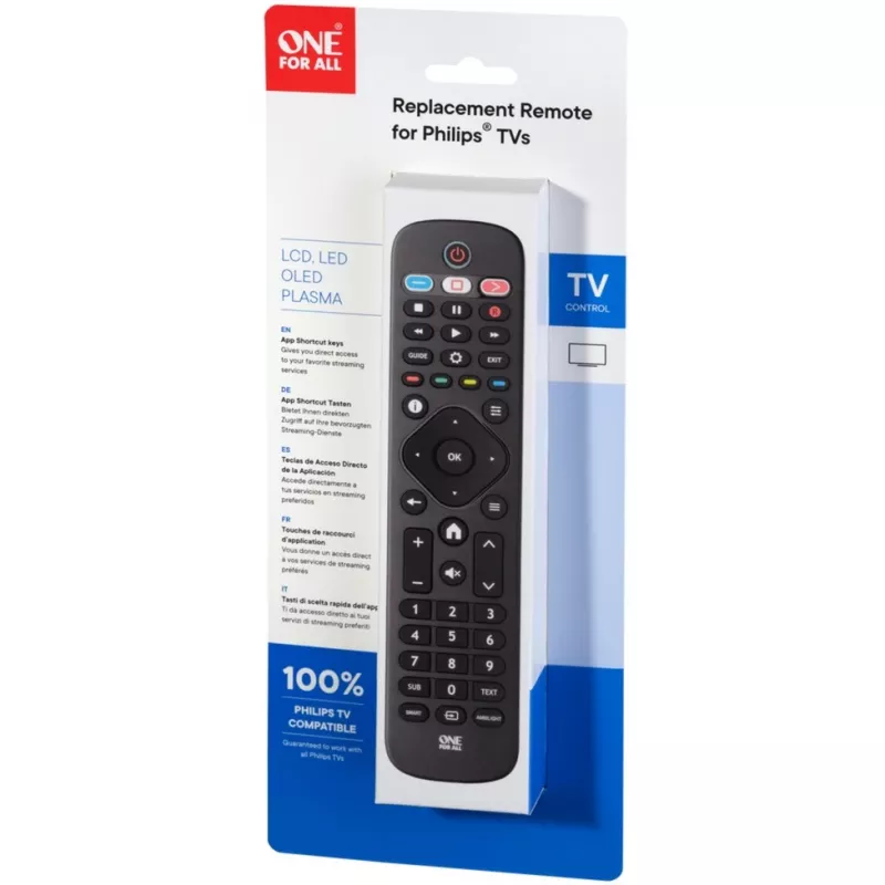 One For All TV-vara-kaukosäätimet Philips TV-vara-kaukosäädin
