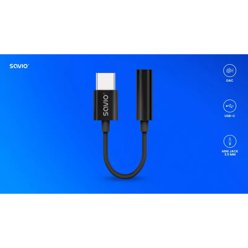 Sovitin audio USB-C Jack 3,5mm AK-74
