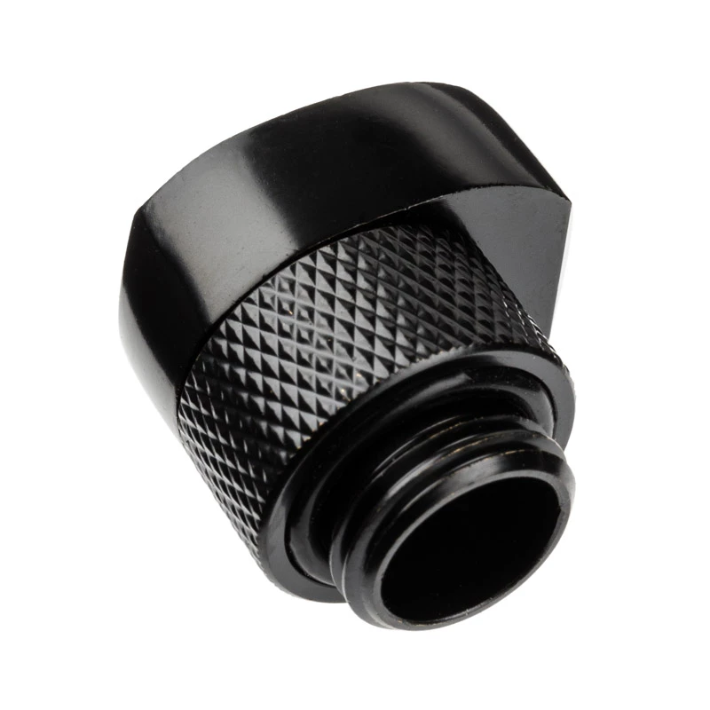 Letkuliitin Alphacool 17604 musta 1/4 tuuman kierre