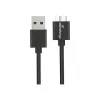 USB-kaapeli MediaRange MRCS240 — USB A - Micro-USB B, USB 3.2 Gen 1 (3.1 Gen 1), 1,8 m, musta