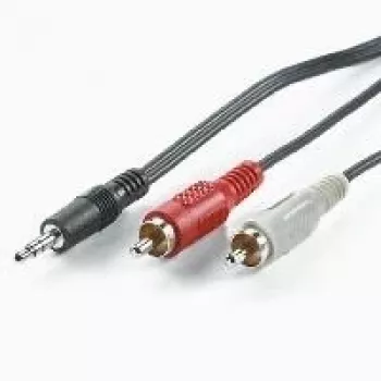 ROLINE audiokaapeli - stereo mini-jakkiliitin uros - RCA uros