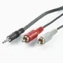 ROLINE audiokaapeli - stereo mini-jakkiliitin uros - RCA uros