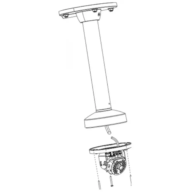 Hikvision DS-1271ZJ-110 valvontakameran lisävaruste valaisin
