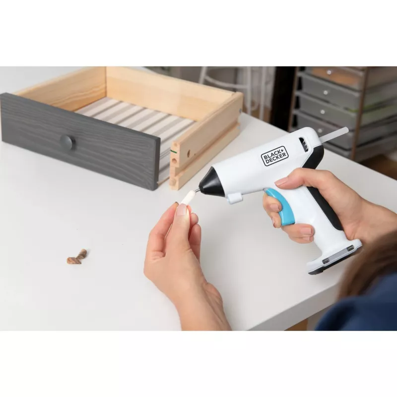 Black+Decker BCGL115-XJ kuumaliimapistooli 3,6 V ladattava akku USB-C-latauskaapeli 1 (BCGL115-XJ)