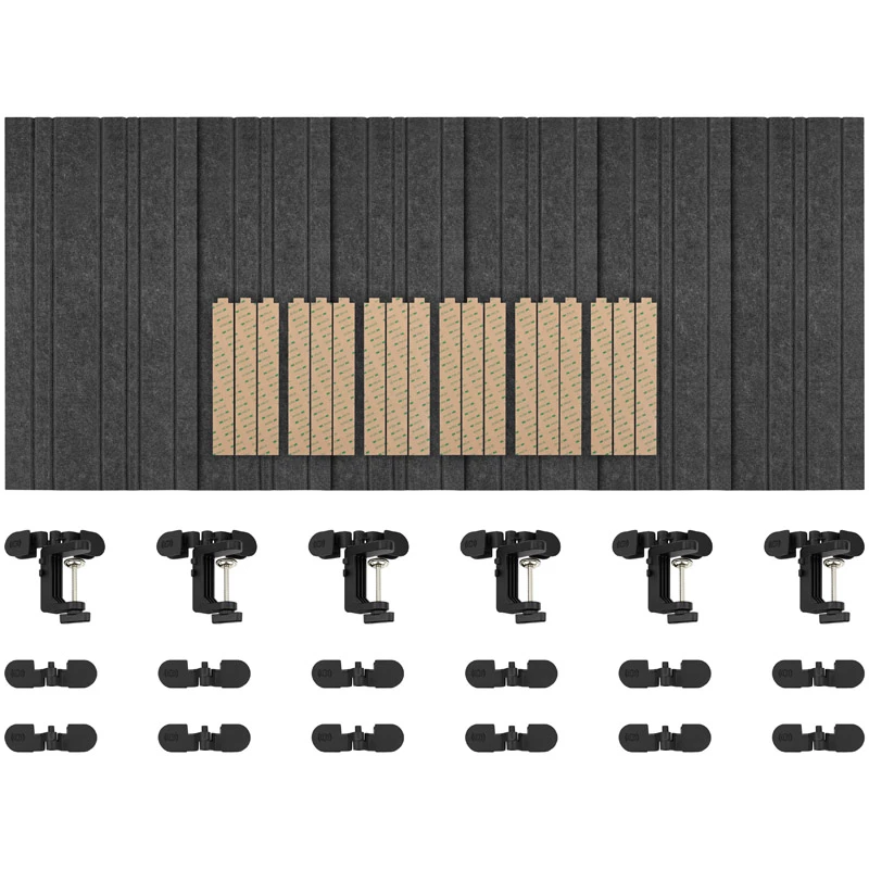 Streamplify ACOUSTIC PANEL - 6 kpl:n pakkaus, harmaa