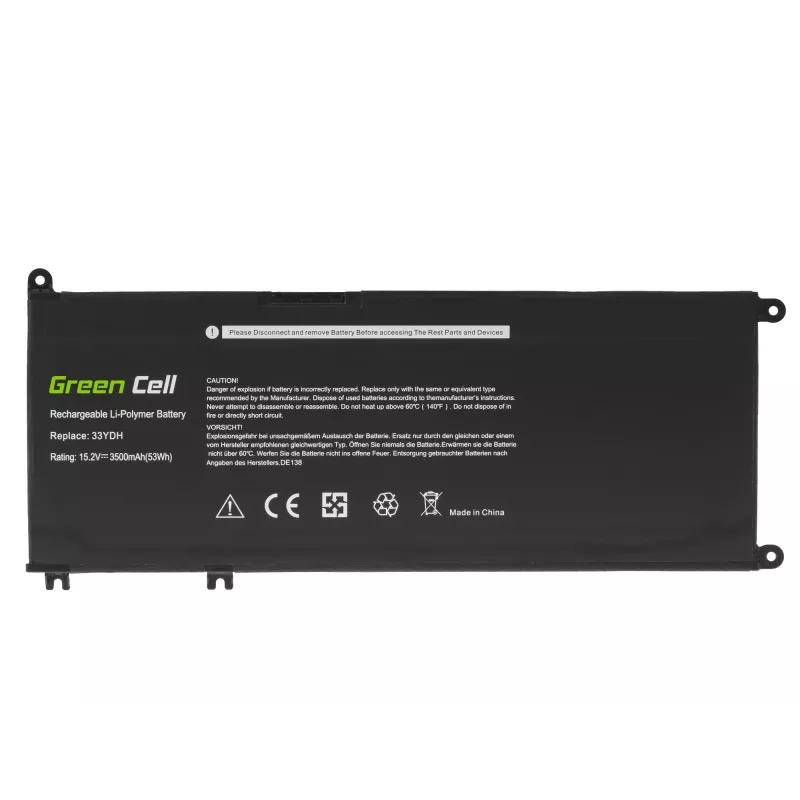 Green Cell akku DE138 DELL Inspiron G3 G5 G7 Latitude