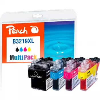 Peach PI500-245 mustepatruuna 4 kpl musta, syaani, magenta, keltainen