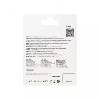 MicroSDXC-muistikortti PATRIOT 512GB V30 U3 luokka 10, luku 90 MB/s, kirjoitus 80 MB/s, kirjoitussuojakytkimellä