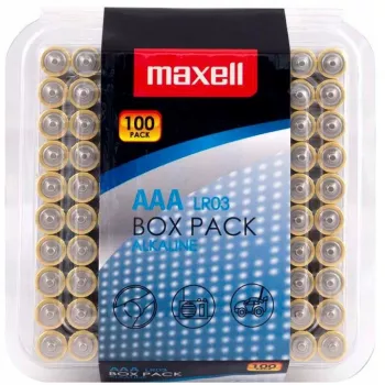 MAXELL alkaliparisto LR03 AAA 1.5V 100 kpl