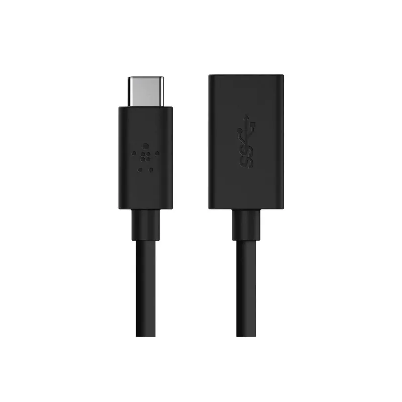 Belkin USB 3.0 USB-C – USB-A -sovitin, 5 Gbps, musta