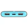 PowerBank EnerGo 10000mAh harmaa-sininen