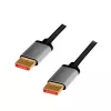 LogiLink DisplayPort-kaapeli 1 m musta harmaa CDA0104