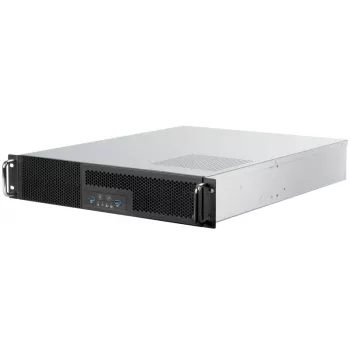 SilverStone RM23-502 rack-asennettava palvelinkotelo, ATX, USB 3.0 - 2U - musta